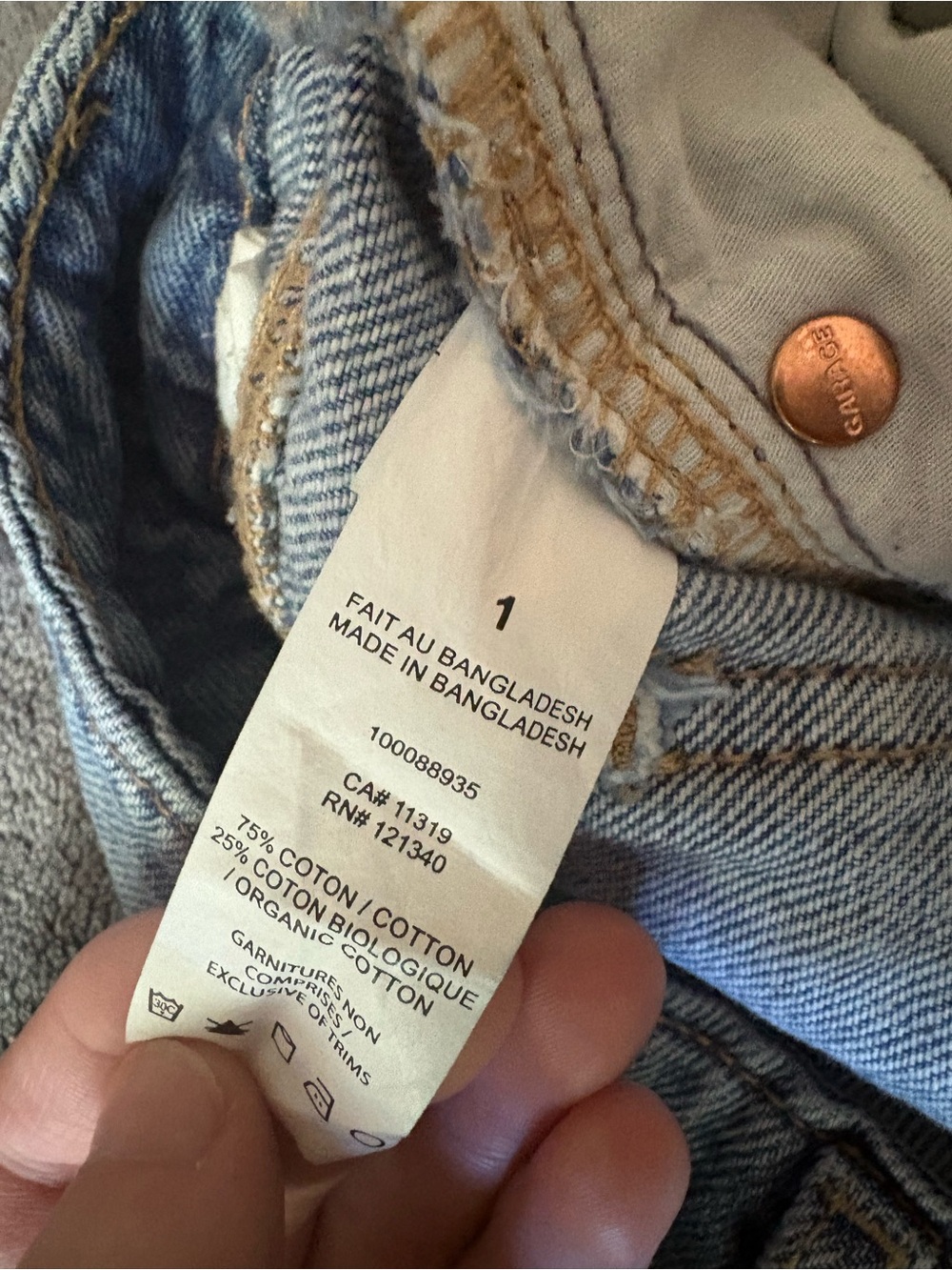 Garage Light Blue Wide-Leg Cargo Jeans - Picture 5 of 5